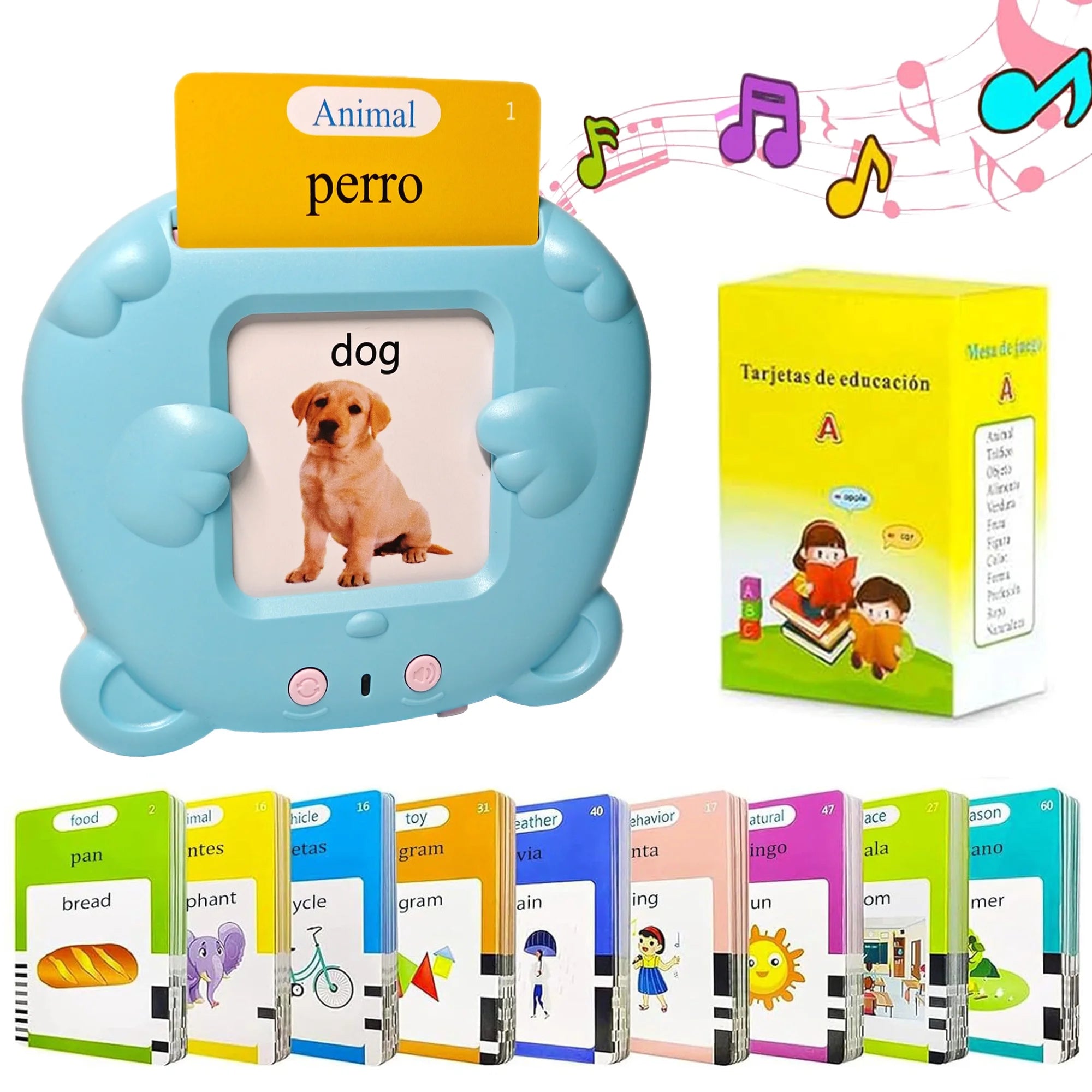 Lecteur de cartes flash éducatif et interactif