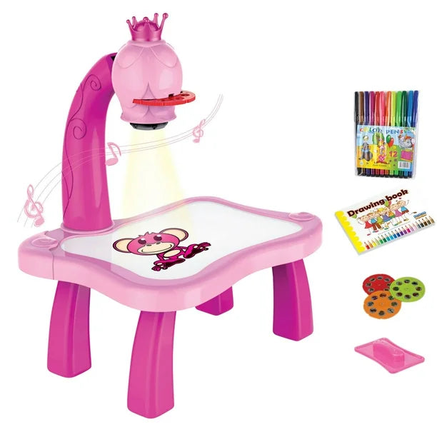 Table de Dessin avec Projecteur LED